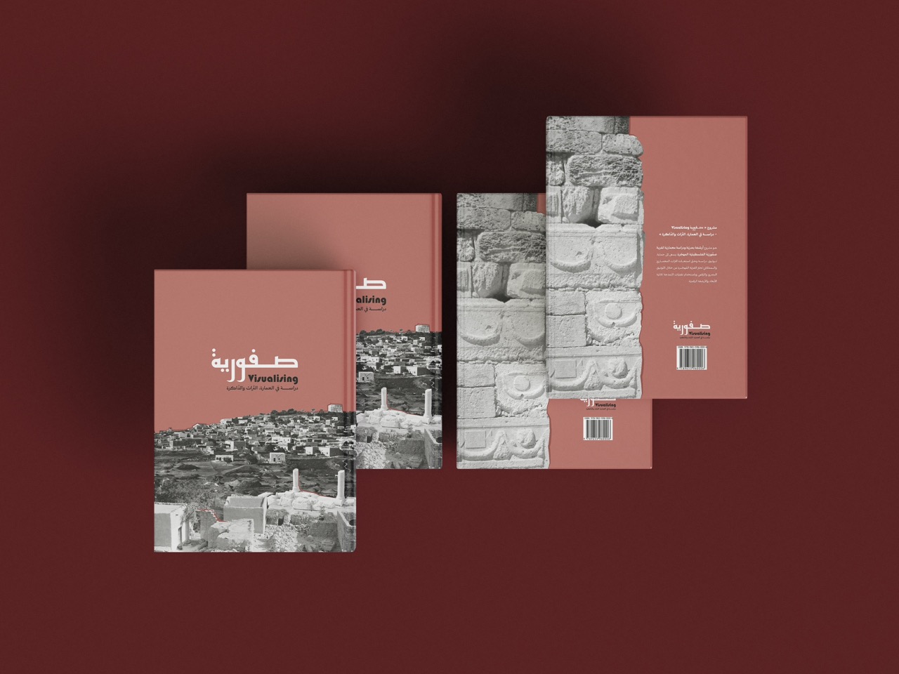 Front and back cover mockup